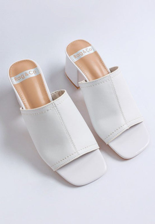 Wuling Slip - On Soft Leather Heels - Loving It Shop