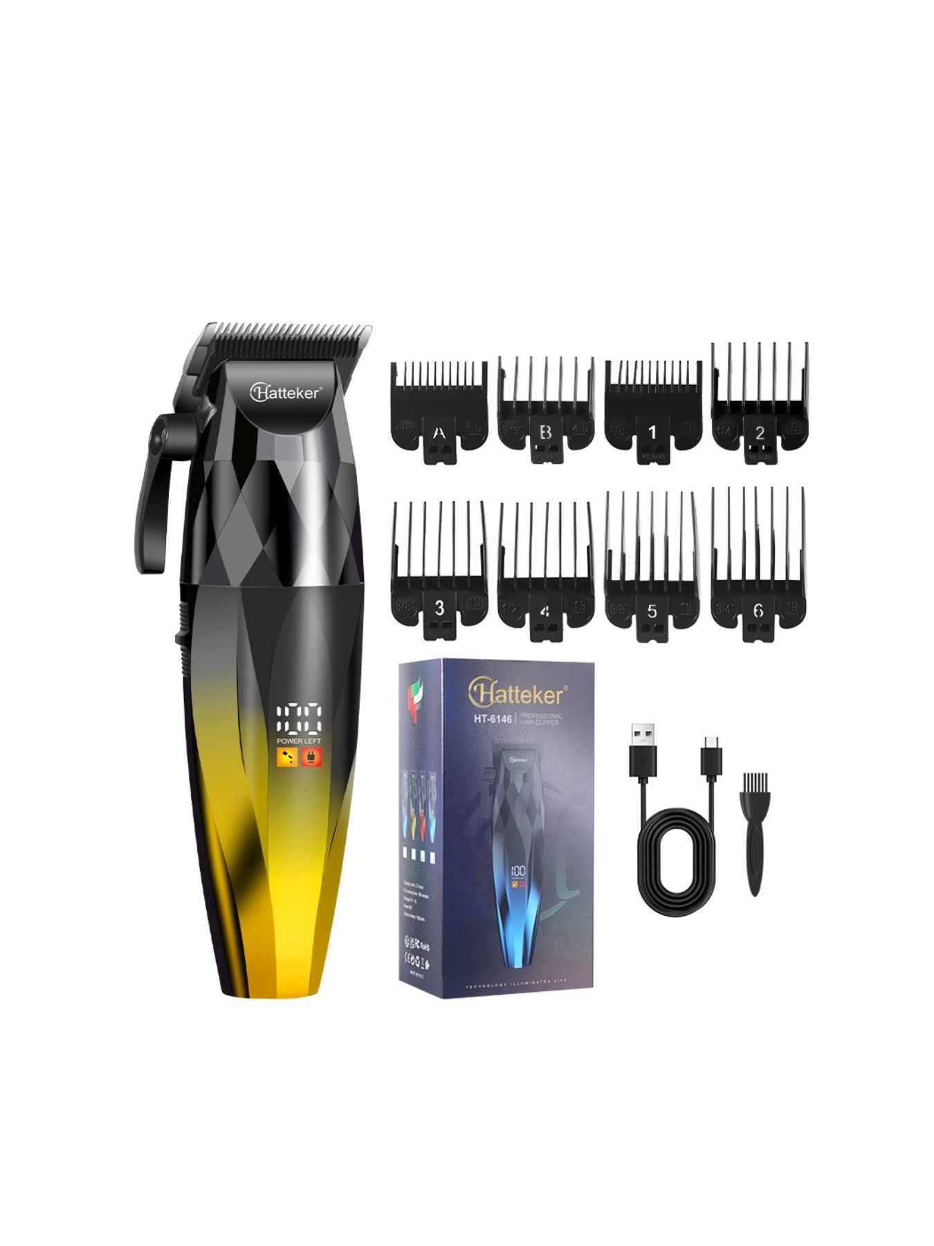 Cordless Hair Clipper with LED Display - Loving It Shop