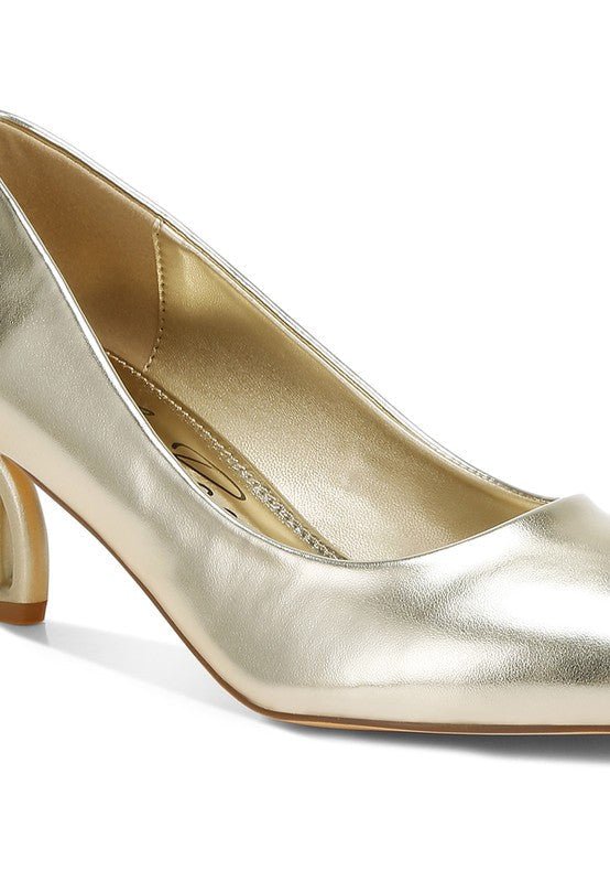 Tagetes Metallic Fantasy Heel Pumps - Loving It Shop
