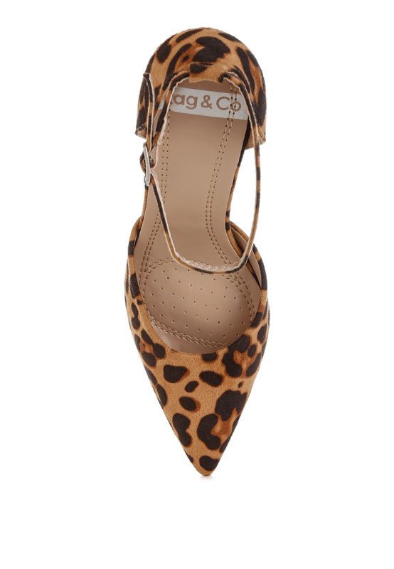Dolona Leopard Print Stiletto Heel Sandals - Loving It Shop