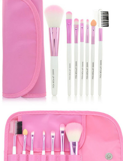 7-Piece Makeup Brush Set with Premium Brush Bag