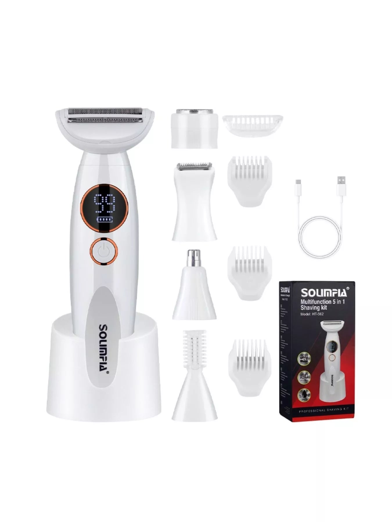 Rechargeable Electric Hair Removal Epilator - Loving It Shop
