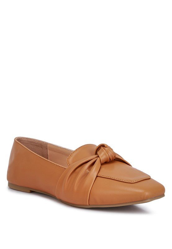 Denali Recycled Faux Leather Flat Loafers - Loving It Shop