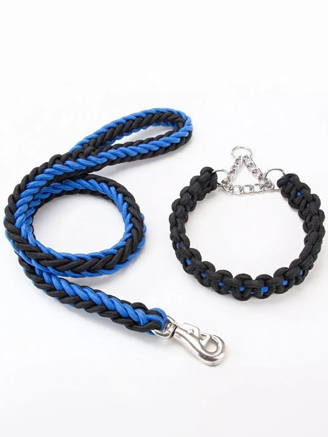 2 Piece Braided Rope Pet Leash with Metal Clasp - Loving It Shop