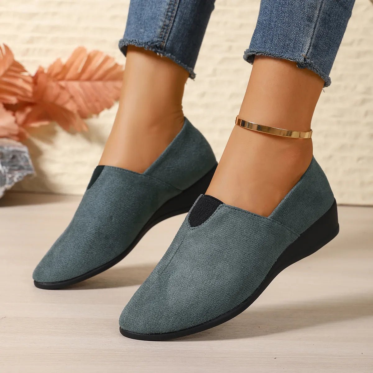 Breathable Mesh Slip - On Loafers - Loving It Shop
