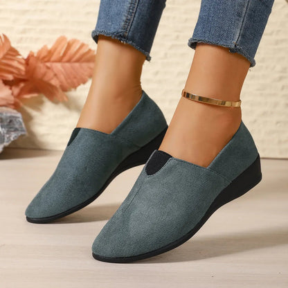 Breathable Mesh Slip - On Loafers - Loving It Shop
