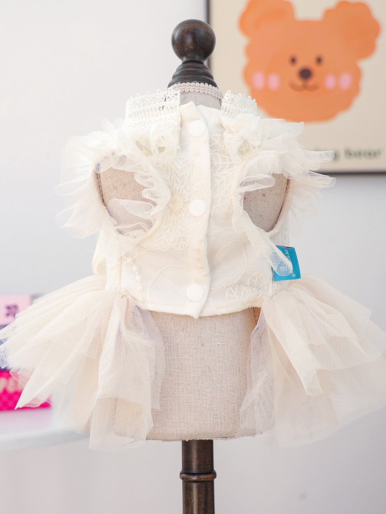 Bow Tulle Ruffle Pet Dress - Loving It Shop