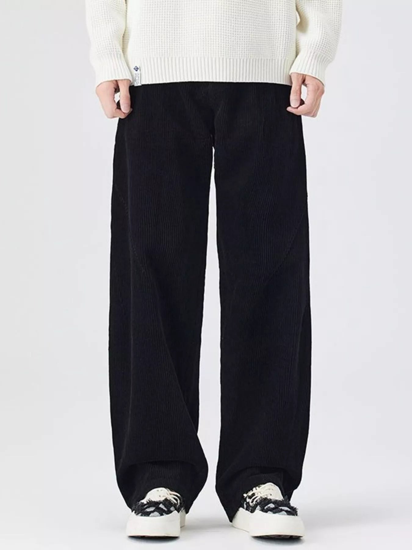 Men's Plus Size Relaxed Fit Corduroy Pants