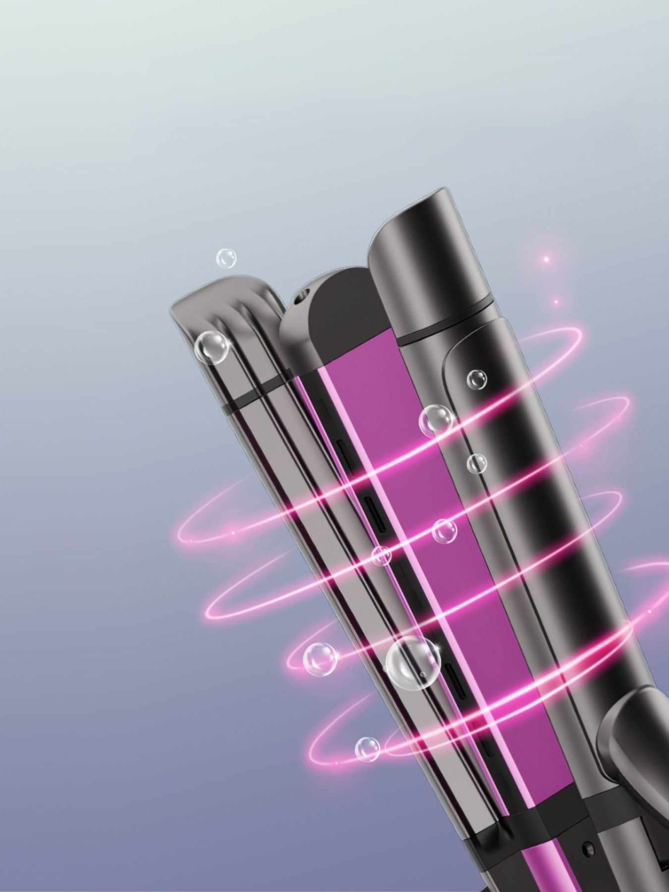 Adjustable Temperature Hair Straightener & Curler - Loving It Shop