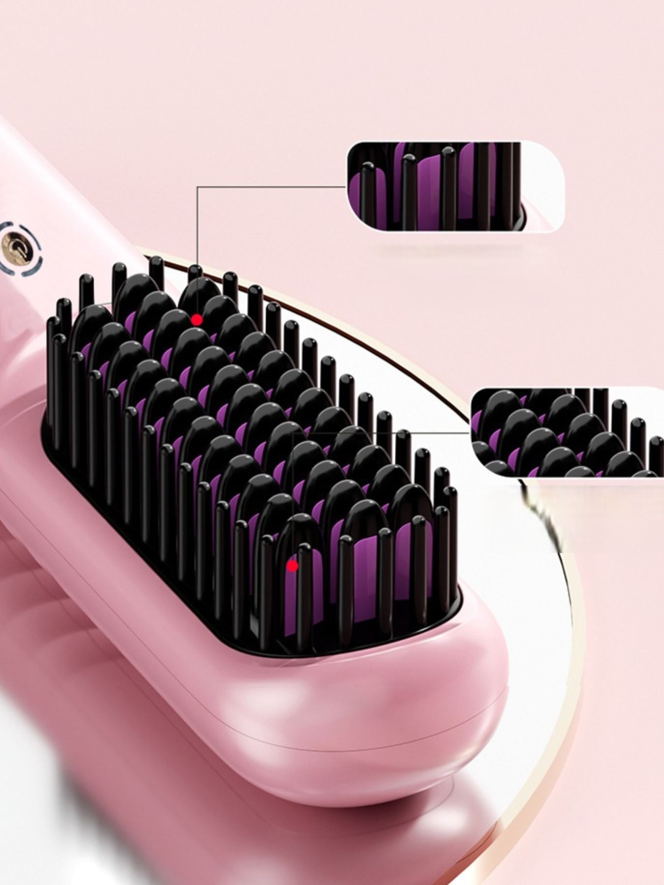 Portable Heated Hair Straightening Comb - Loving It Shop