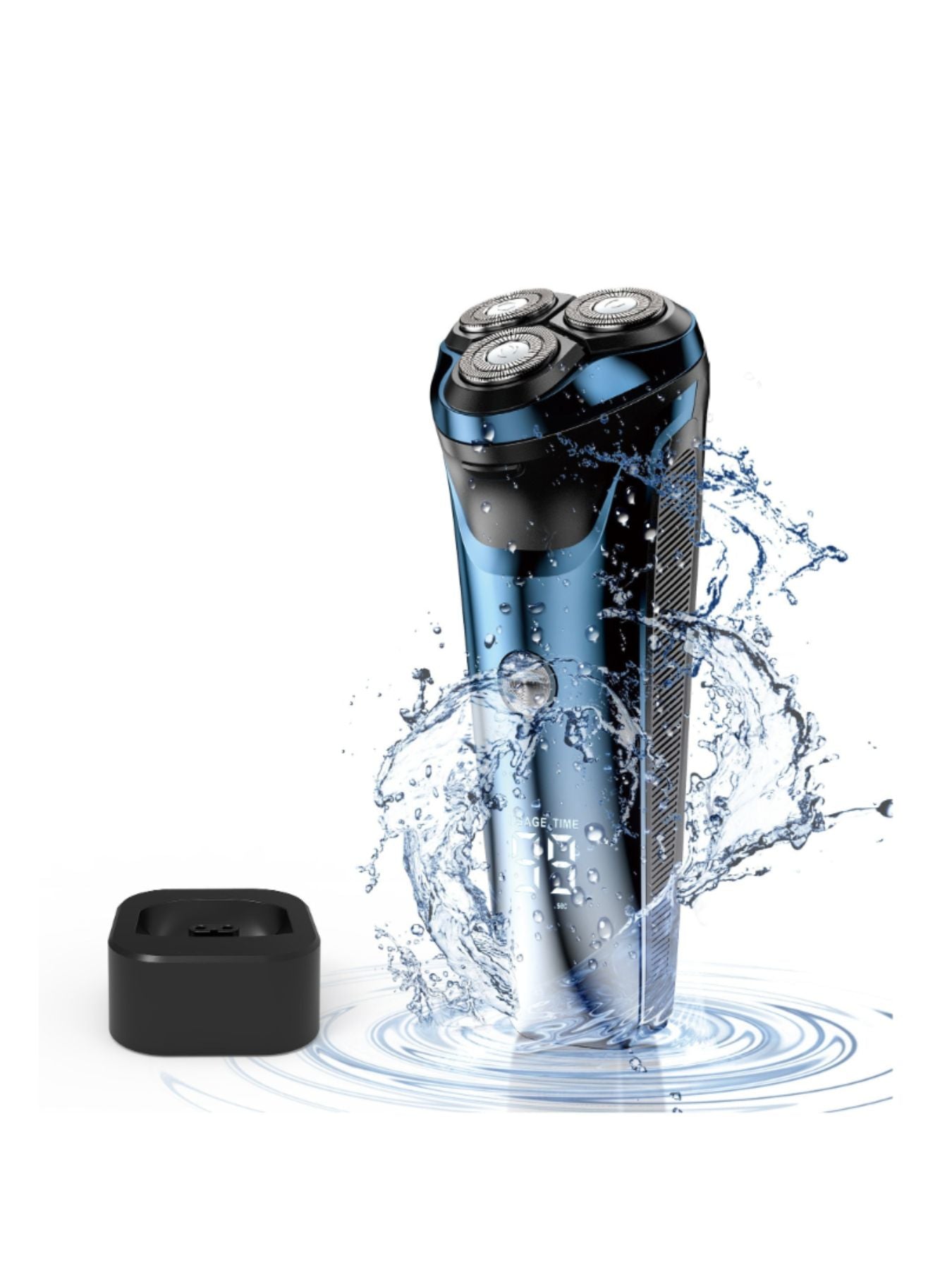 Electric Rotary Shaver with LED Display - Loving It Shop