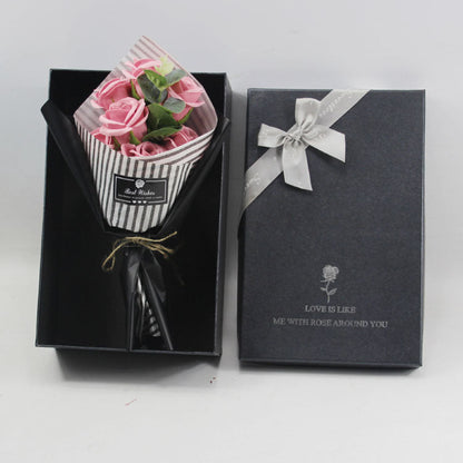 Soap Flower Bear Gift Box Birthday Gift Mother&