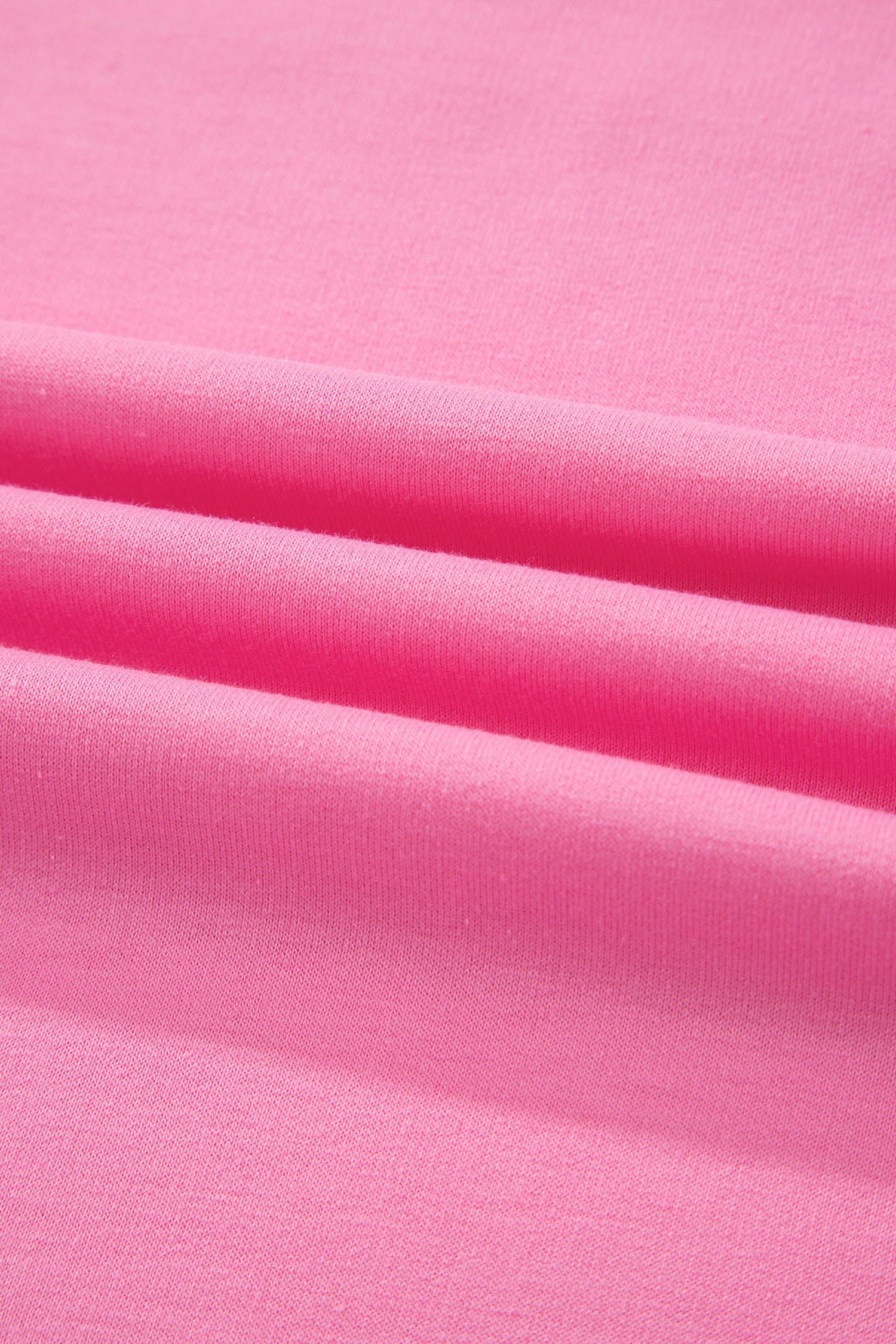 Sachet Pink V Neck Short Sleeve Top Drawstring Shorts 2pcs Set