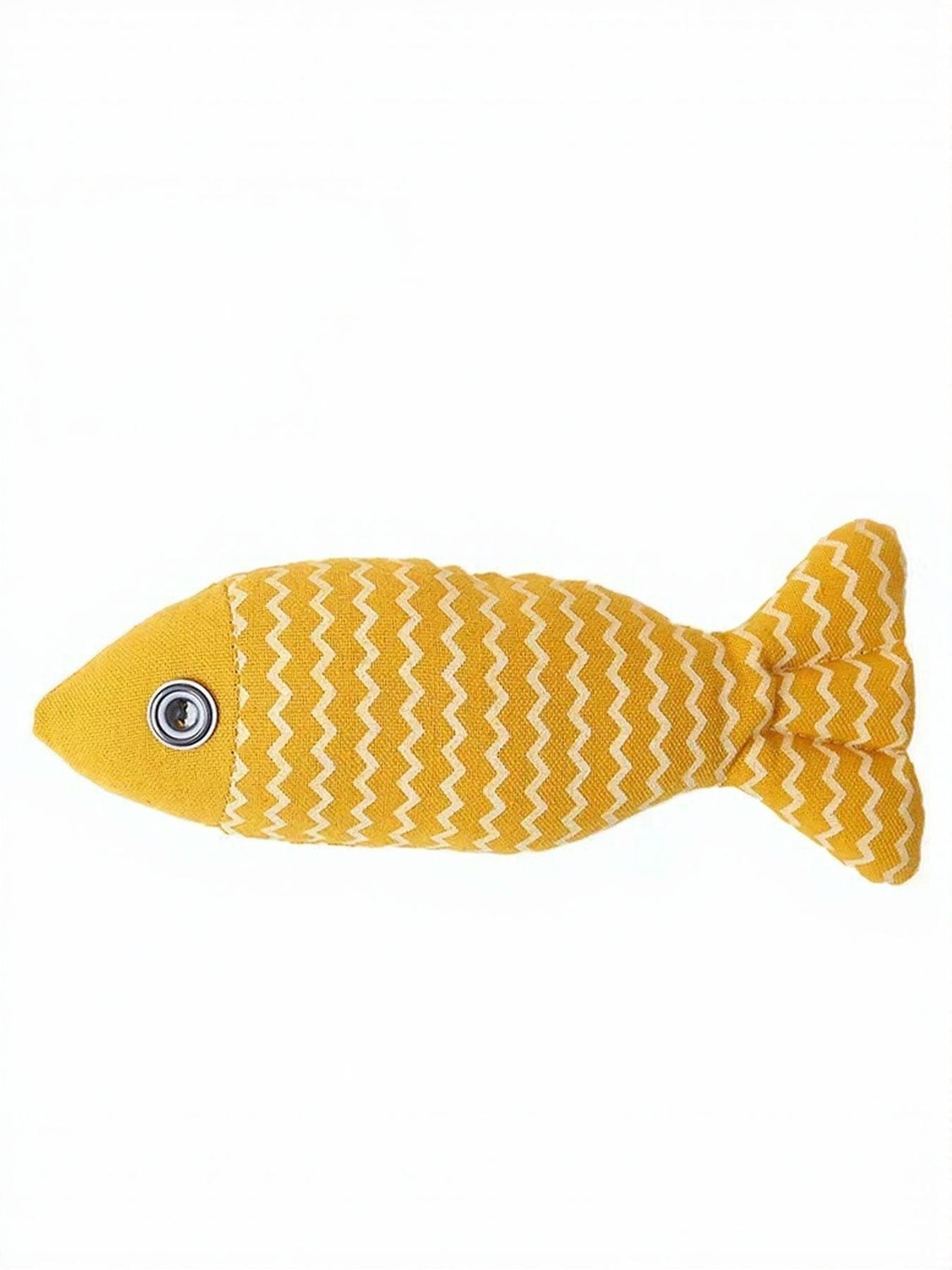 Interactive Fish Shape Pet Plush Toys - Loving It Shop