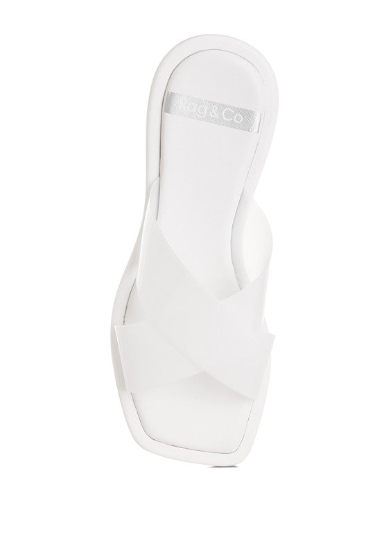 Kimama Criss Cross Strap Slip Ons