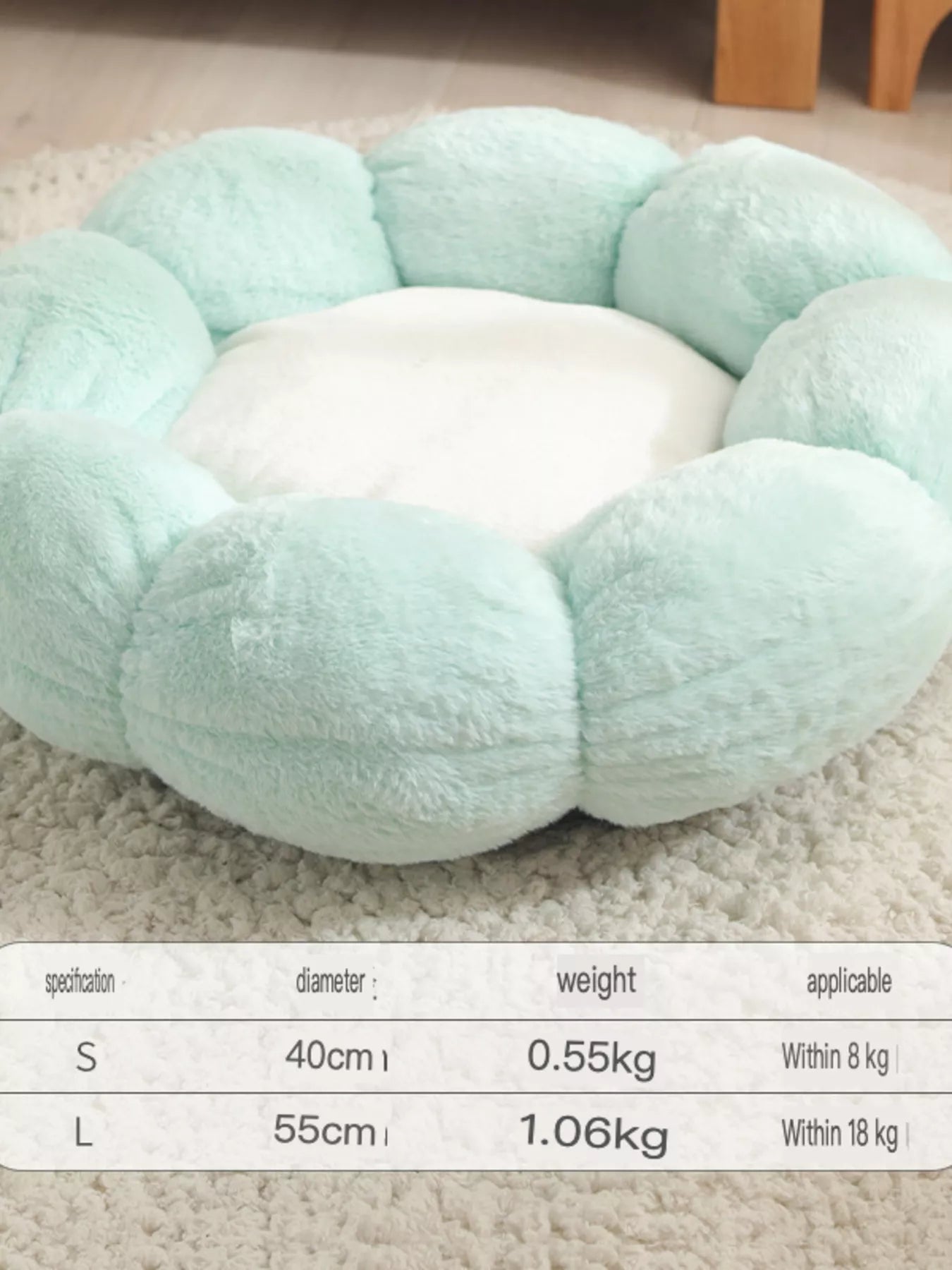 Round Plush Pet Nest with Cloud Pillow - Loving It Shop