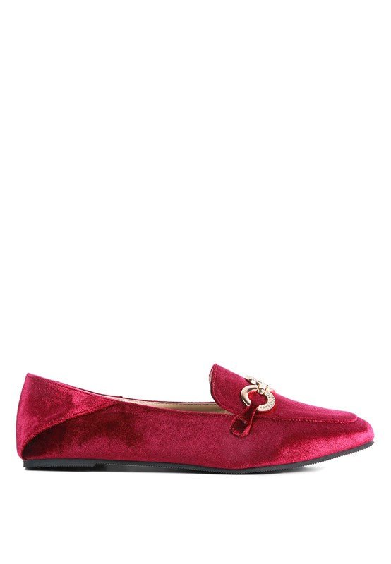 Croc Textured Metal Show Detail Loafers - Loving It Shop