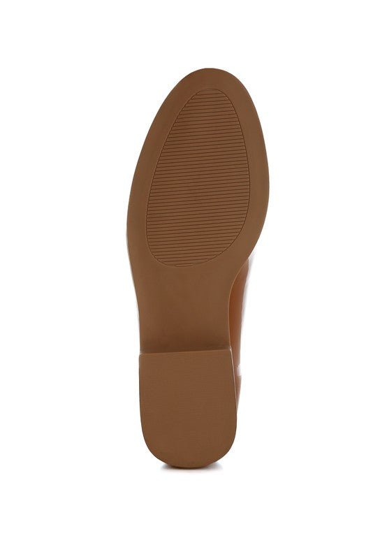 Revanta Patent Faux Leather Loafers - Loving It Shop