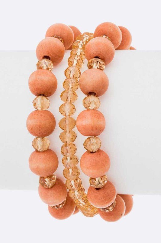 Mix Bead Stretch Bracelets Set - Loving It Shop