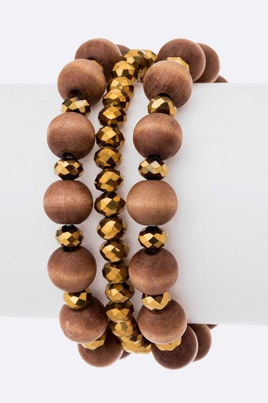 Mix Bead Stretch Bracelets Set - Loving It Shop