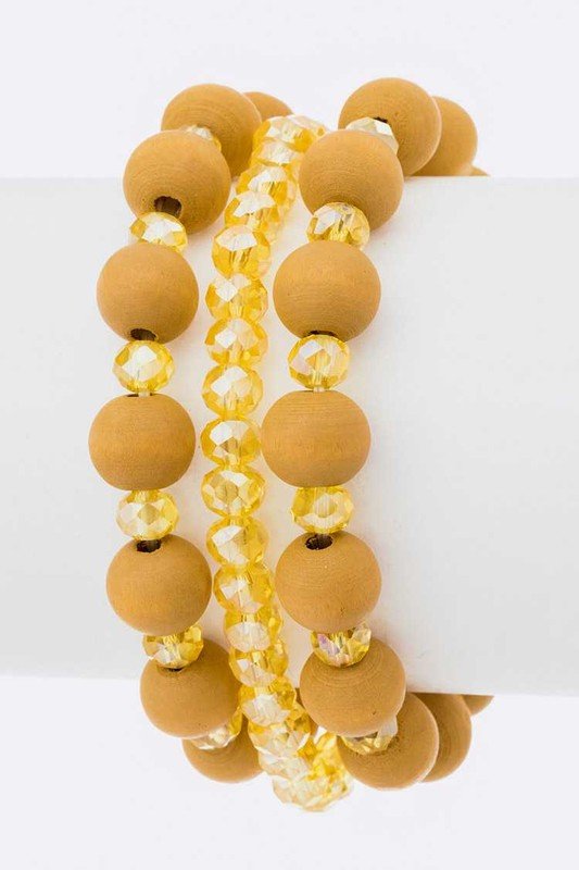 Mix Bead Stretch Bracelets Set - Loving It Shop