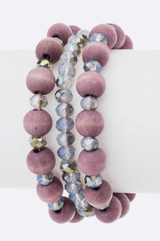 Mix Bead Stretch Bracelets Set - Loving It Shop