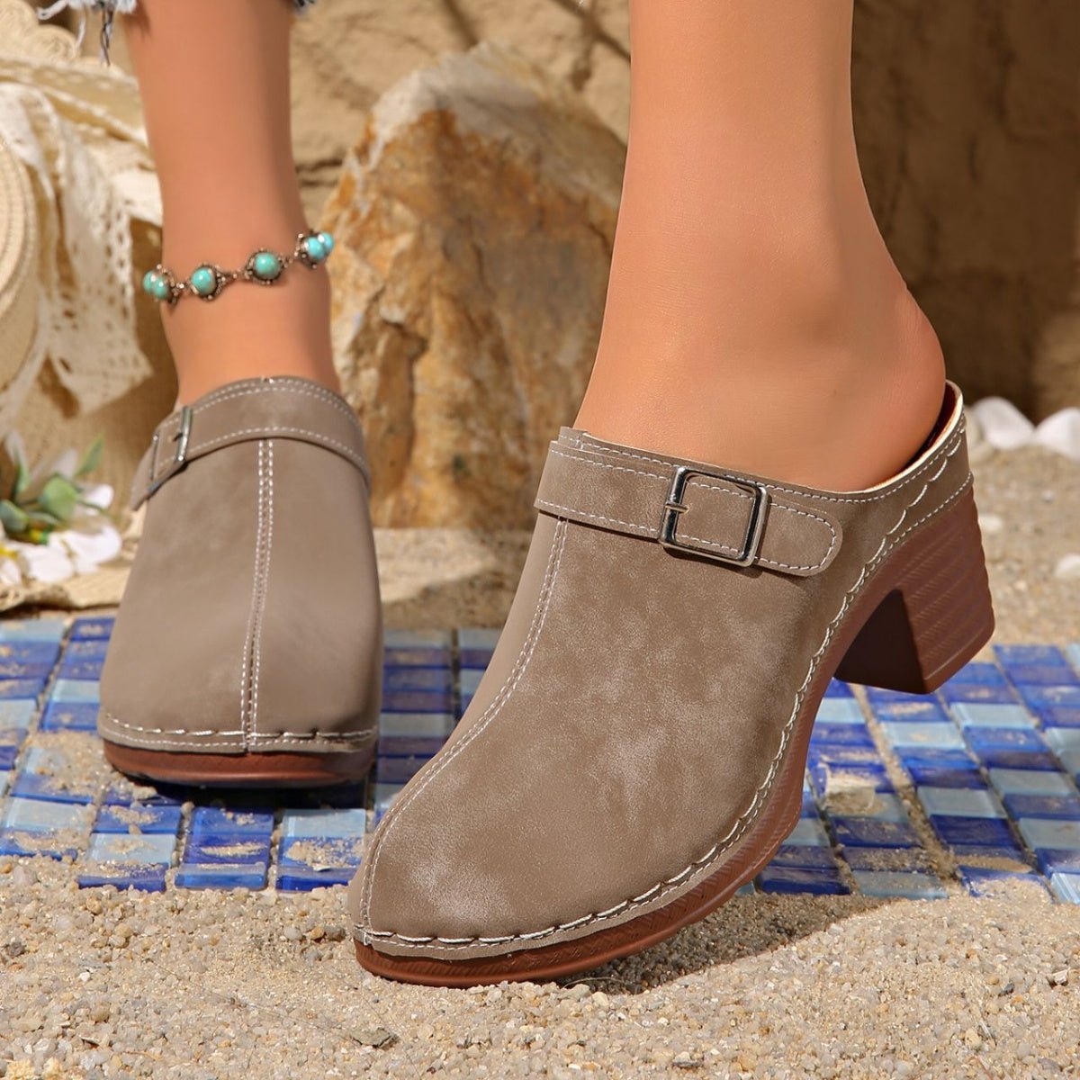 Round Toe Platform Slip - Ons - Loving It Shop