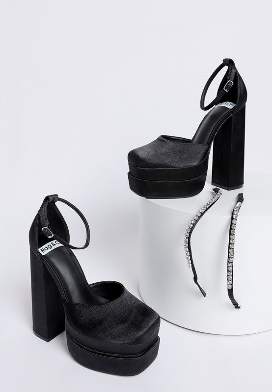 Martini Sky High Platform Sandals - Loving It Shop