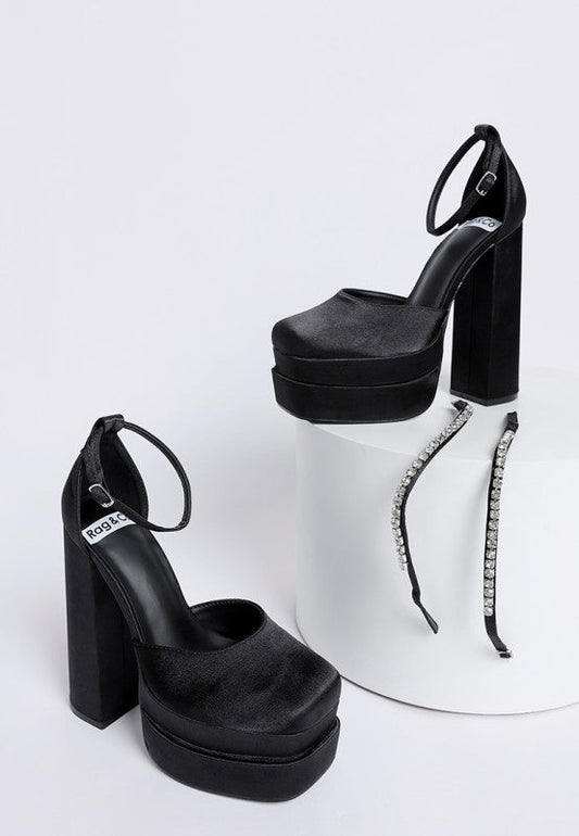 Martini Sky High Platform Sandals - Loving It Shop