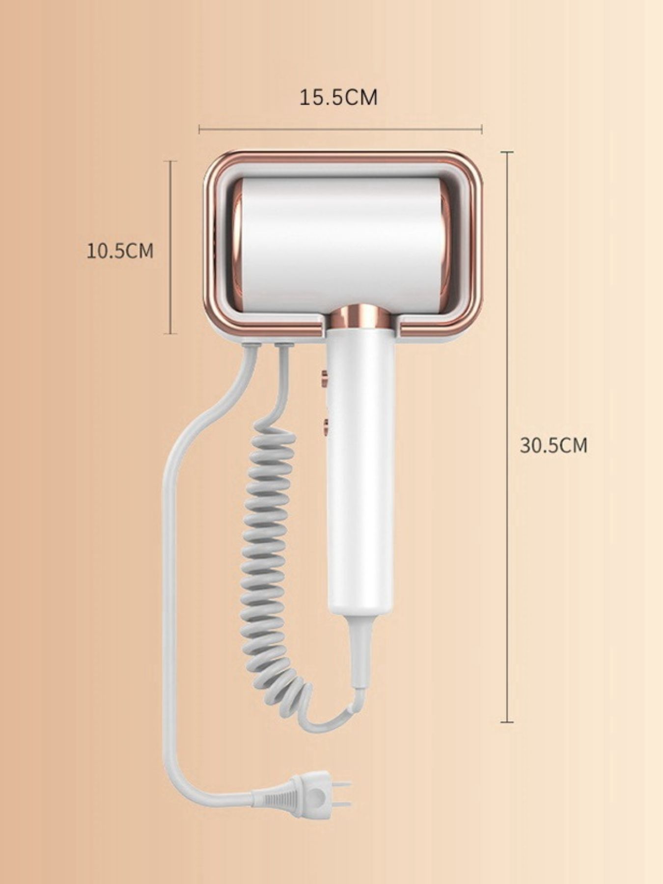 Wall - Mounted Household Hair Dryer - Loving It Shop