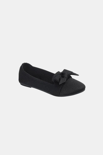 Bow Tie Slip On Ballet Flats