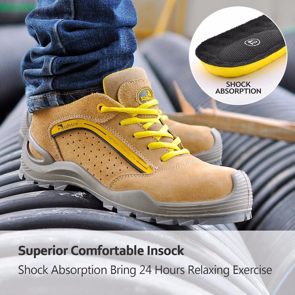 Safety Shoes, Anti-static, Puncture &amp; Crush Resistant