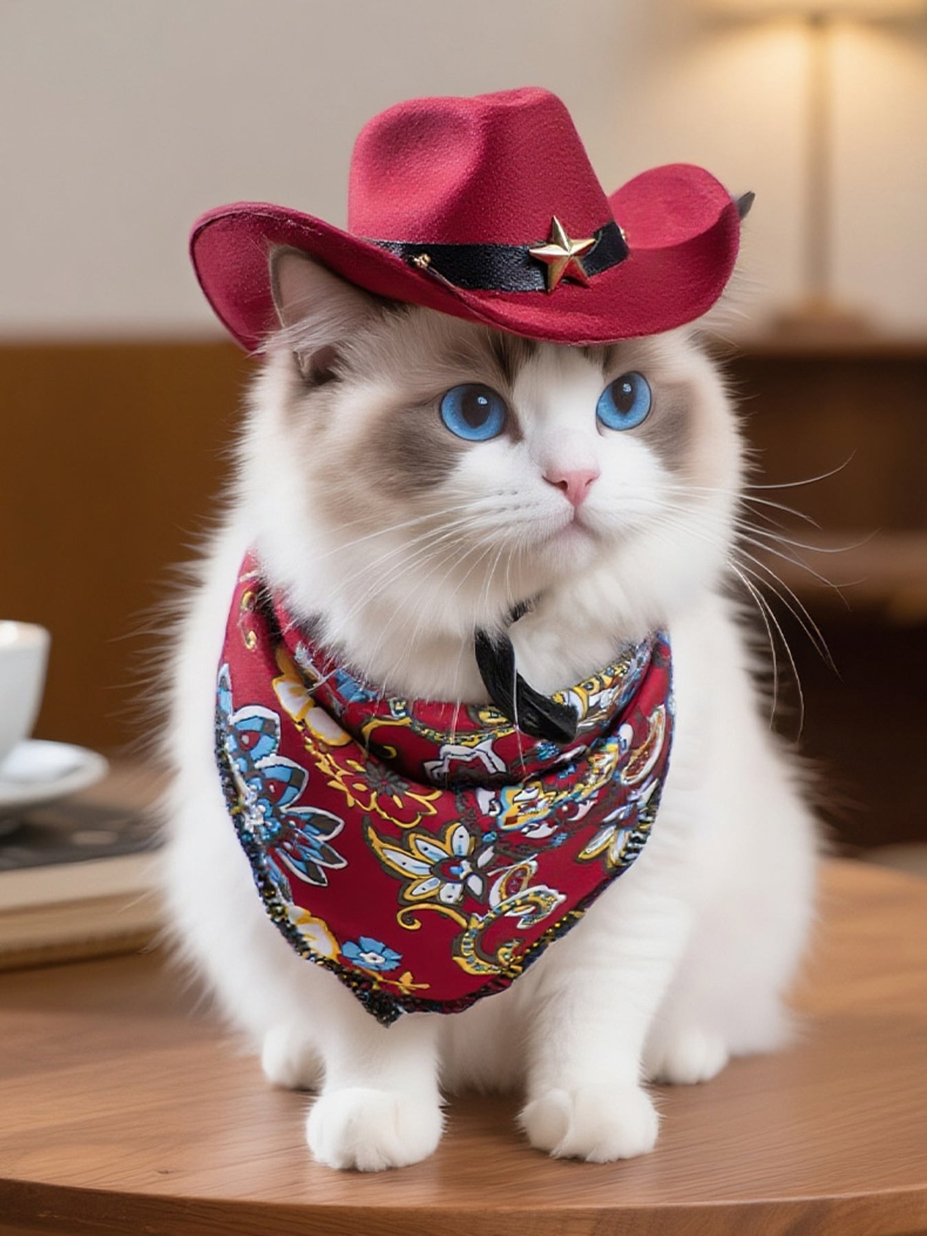Paisley Print Pet Scarf & Hat - Loving It Shop