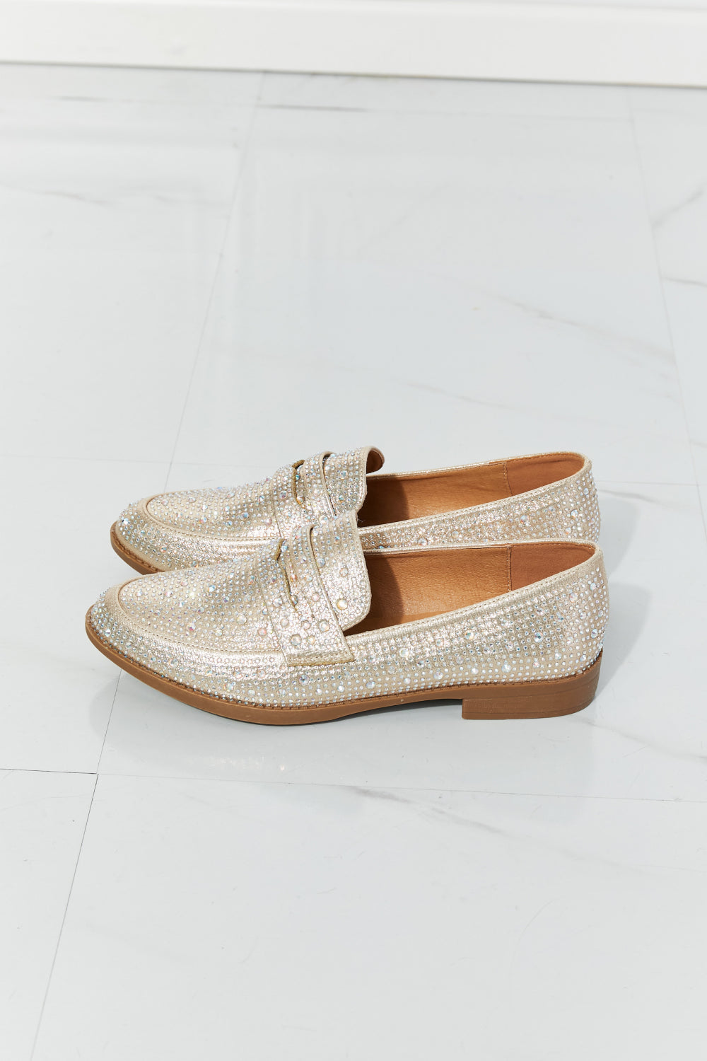 Make It Shine Rhinestone Loafers