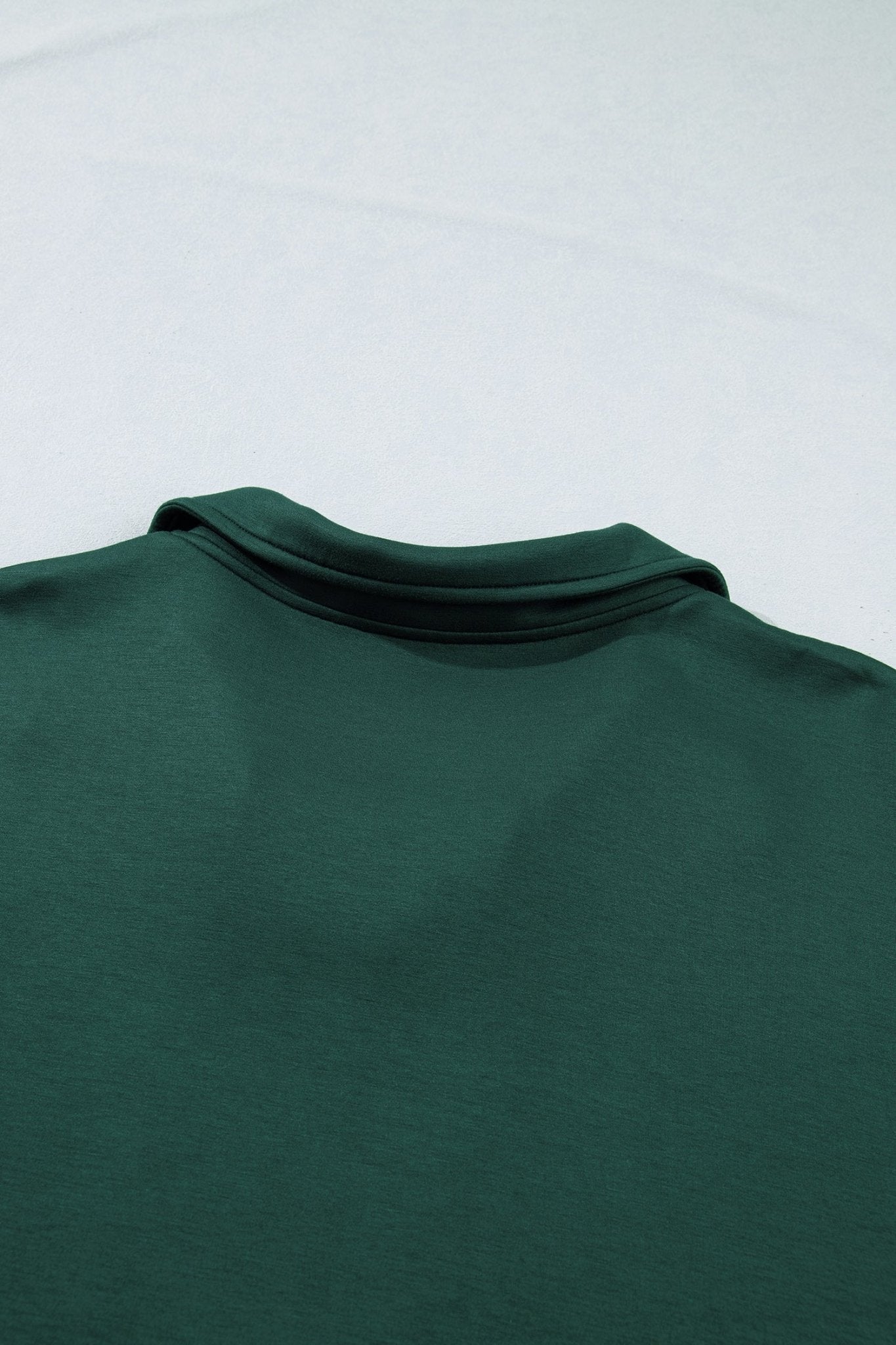 Evergreen Plus Size Glow Studded Zip up T Shirt Dress with Pockets - Loving It Shop