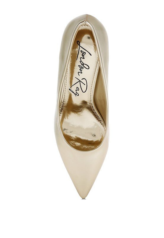 Tagetes Metallic Fantasy Heel Pumps - Loving It Shop