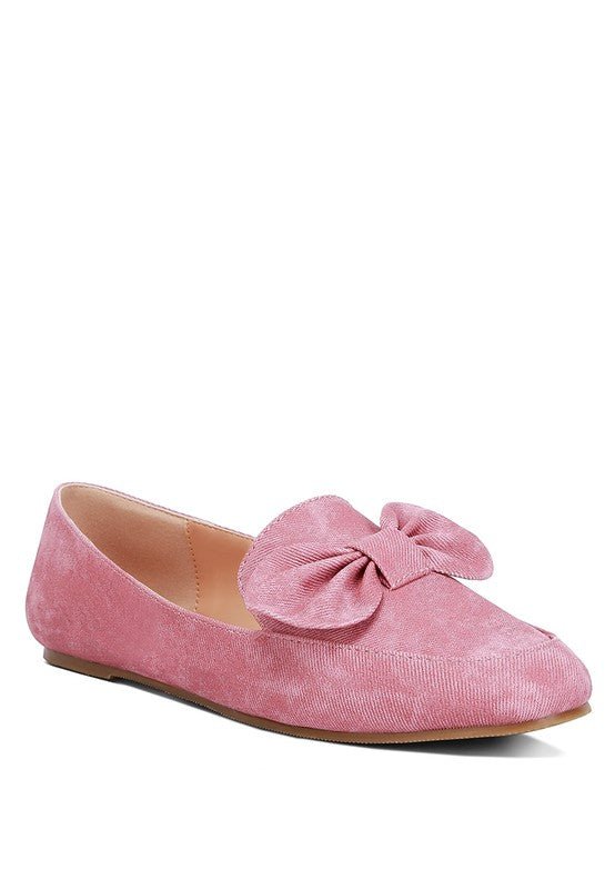 Waveney Bow Embellished Loafers - Loving It Shop