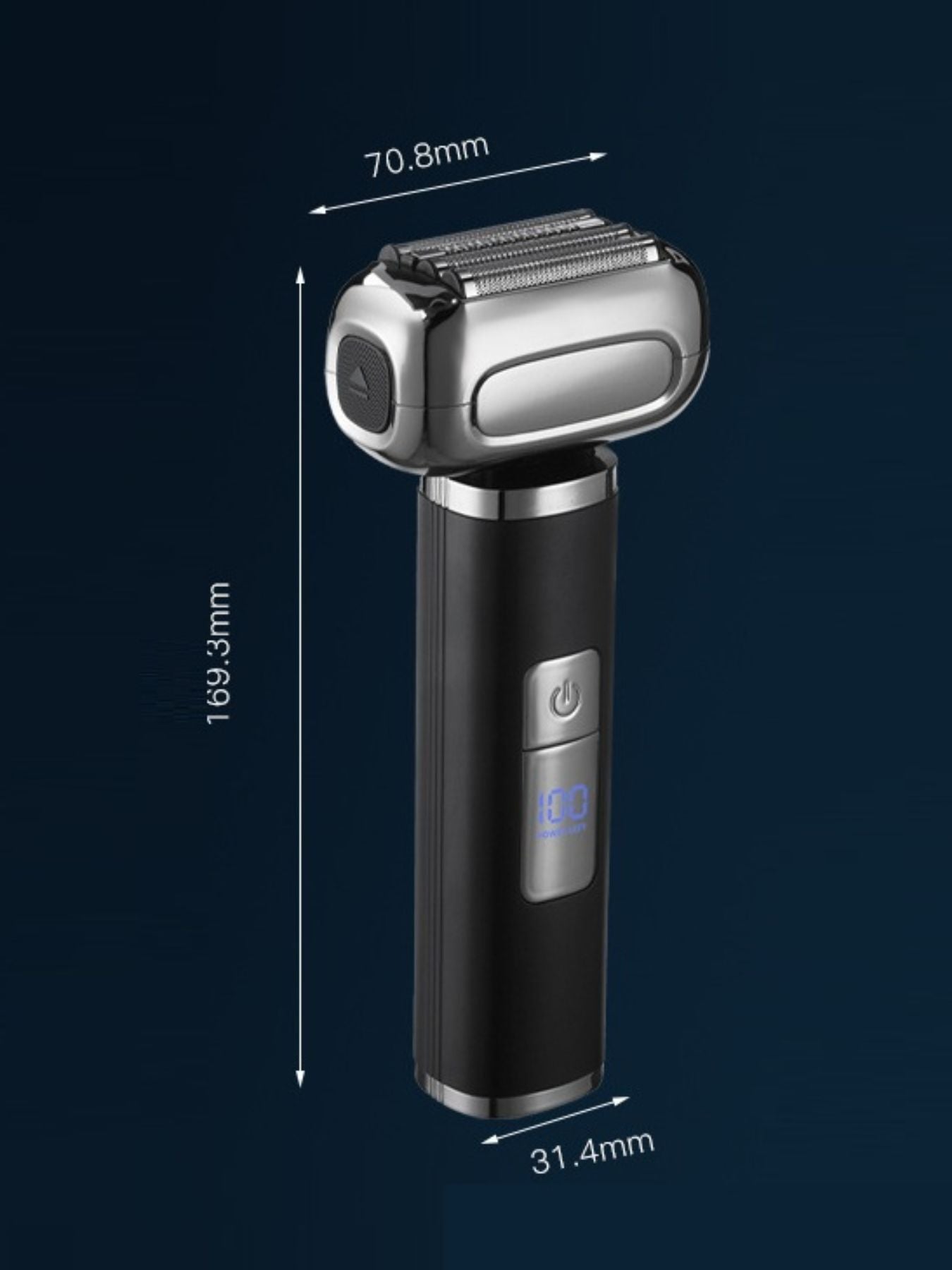 Waterproof Electric Foil Shaver with LED Display - Loving It Shop