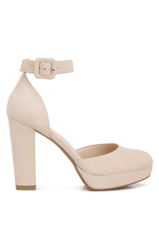 Inigo Interchangeable Ankle Strap Platform Sandals - Loving It Shop