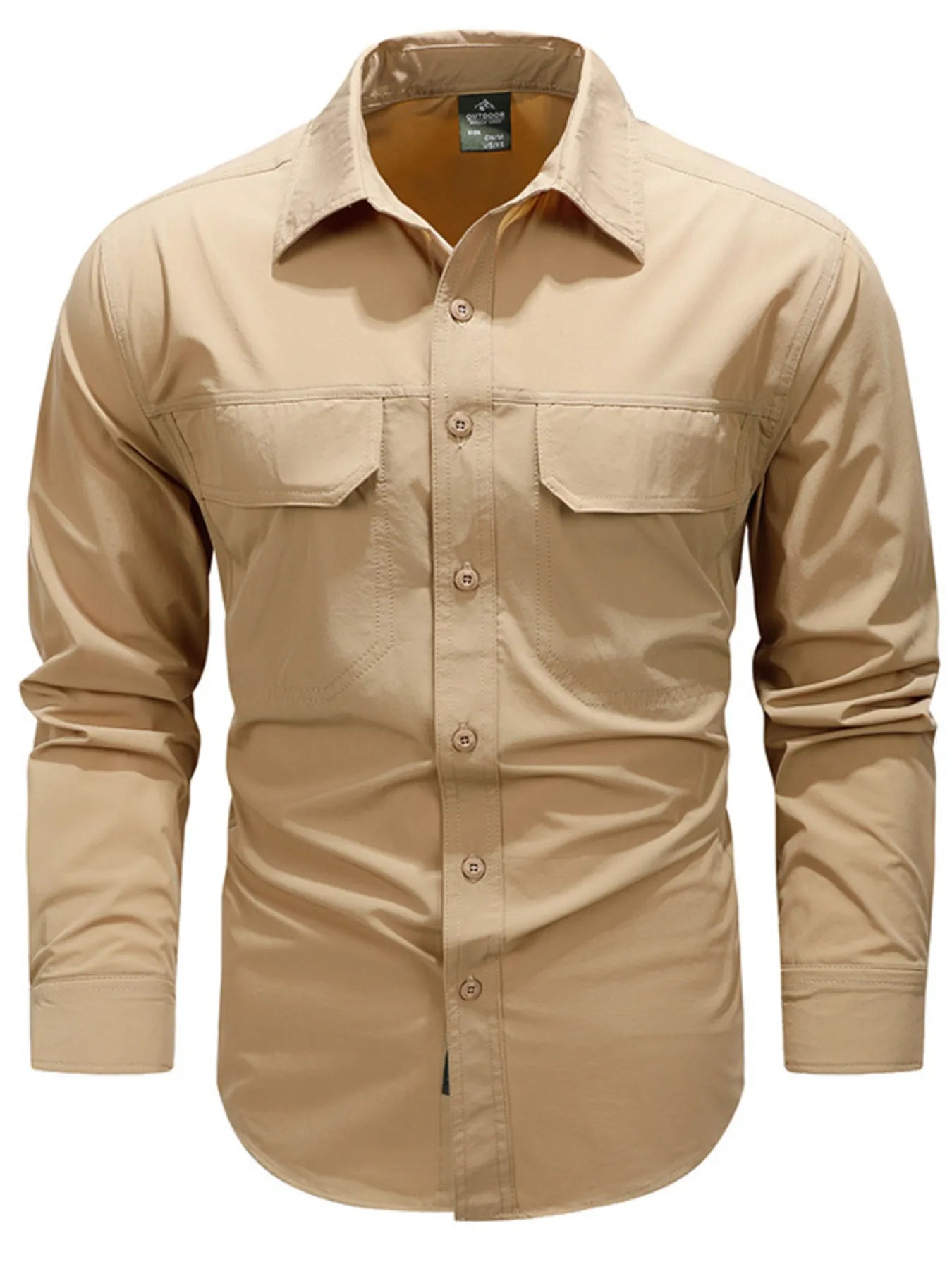 Men's Plus Size Lightweight Button Up Shirt - Loving It Shop