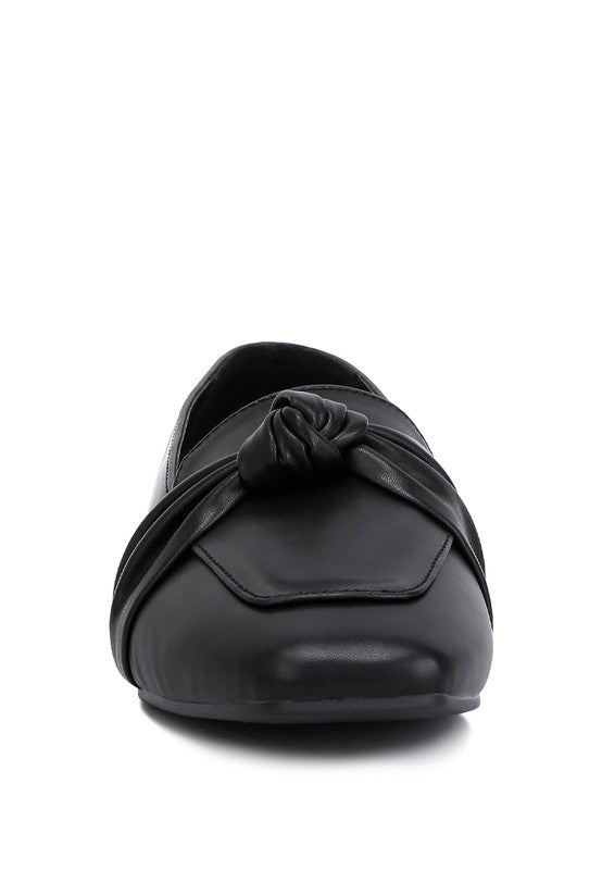 Denali Recycled Faux Leather Flat Loafers - Loving It Shop
