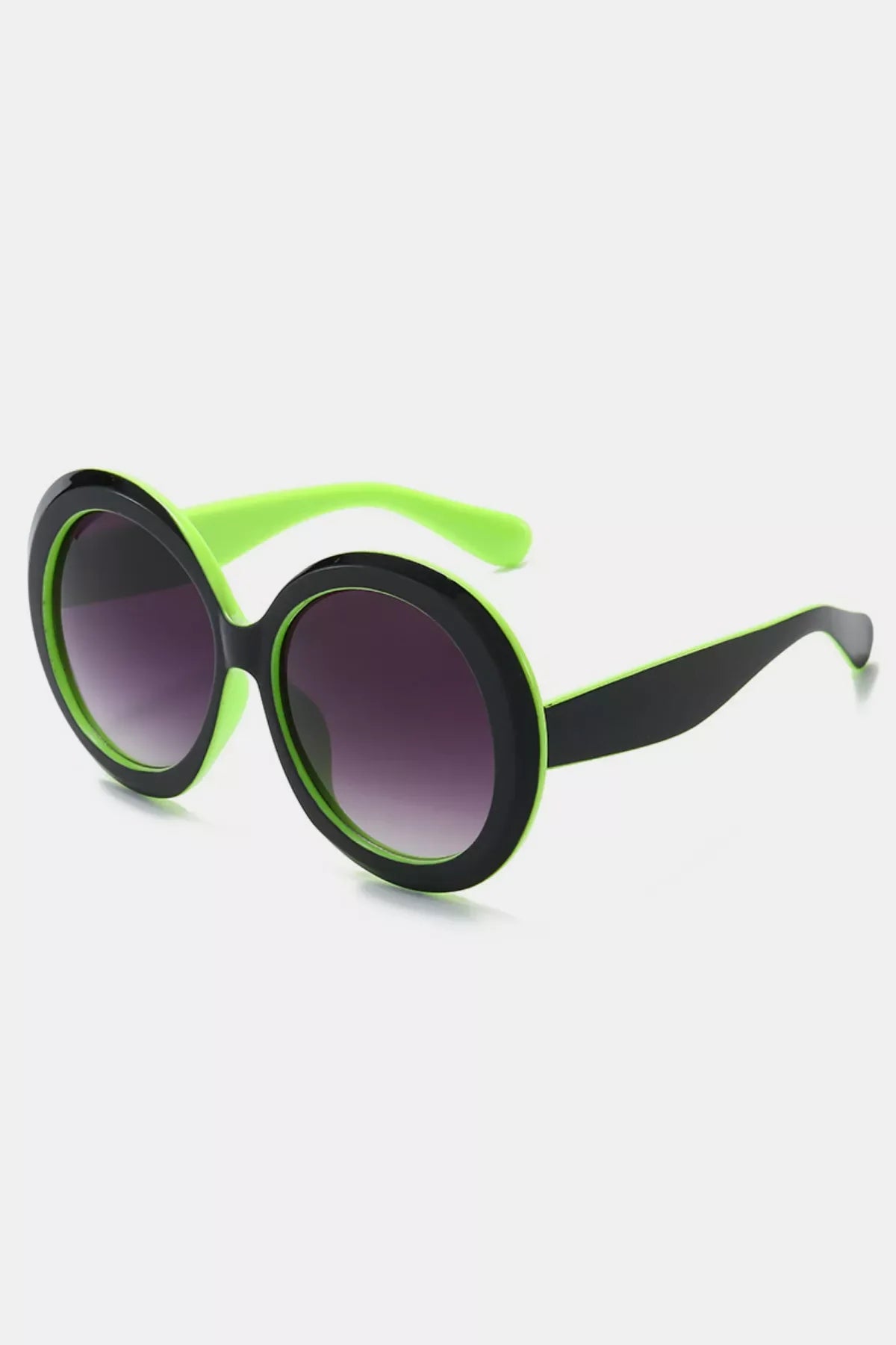 Oversized Round Frame Fashion Sunglasses - Loving It Shop