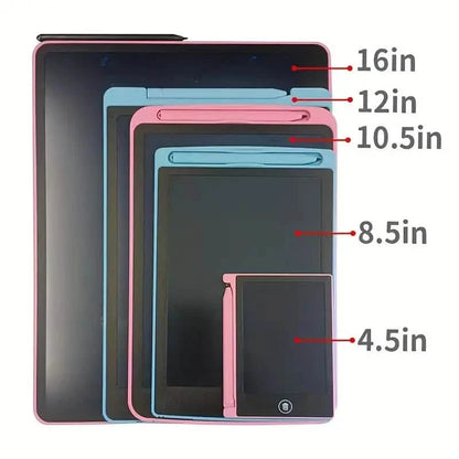 Digital LCD Writing Tablet with Stylus Pen – Reusable Wipeable Dry-Erase Doodle &amp; Drawing Board
