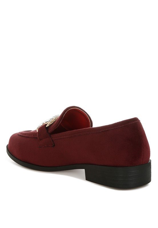 Maestro Diamante Embellished Horsebit Loafers - Loving It Shop