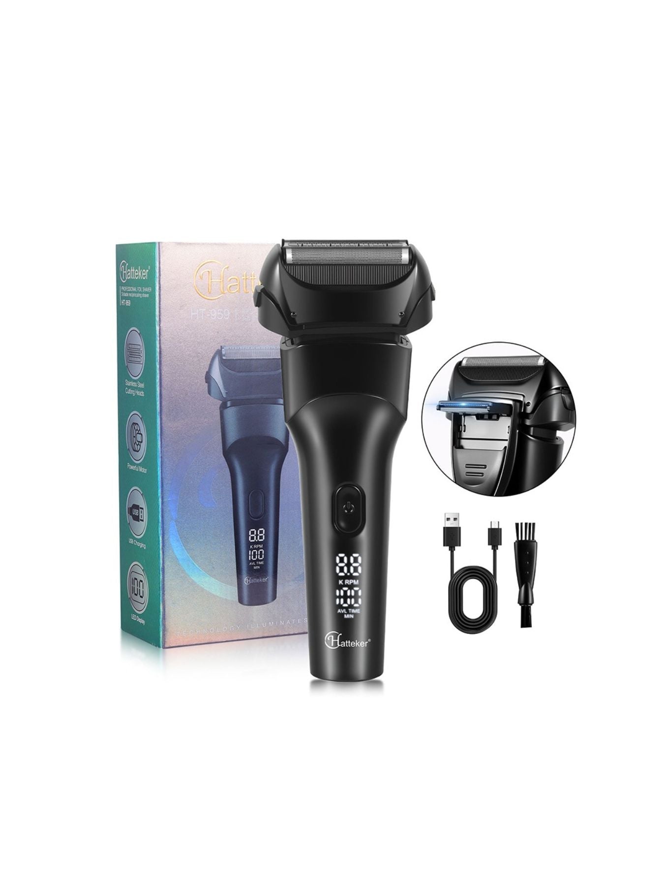 Electric LED Display Shaver - Loving It Shop