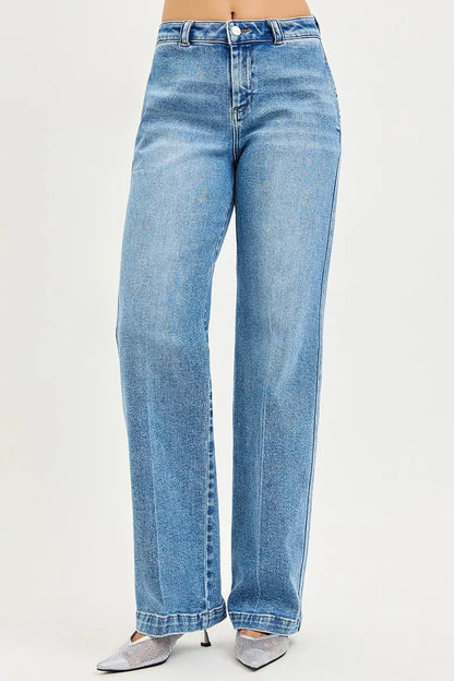 Slouchy Straight Jeans