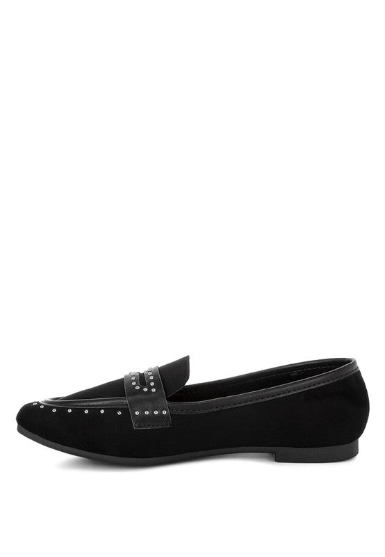 Lumina Penny Strap Studded Loafers