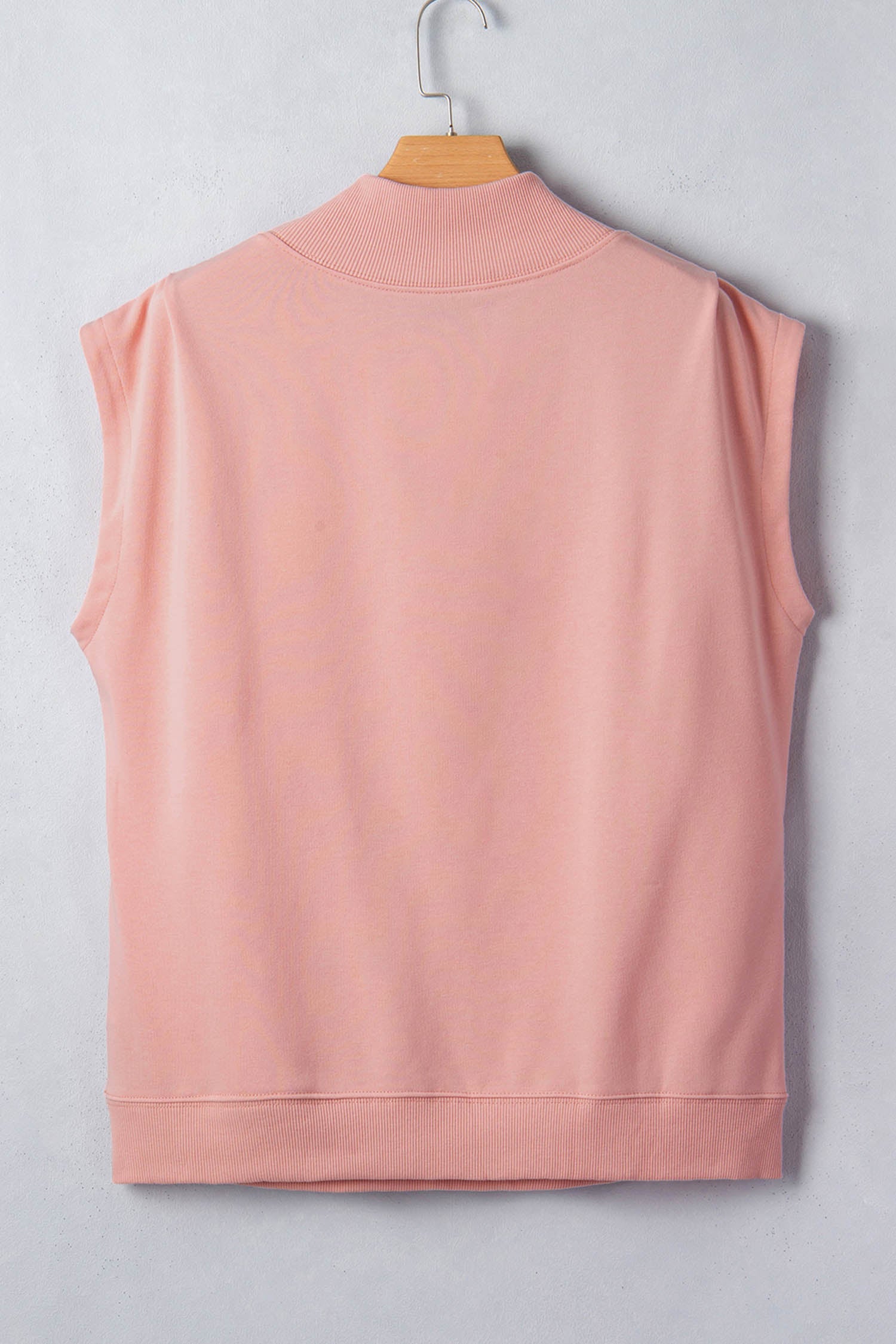 Pink Lake Weekend Graphic High Neck Short Sleeve Top - Loving It Shop