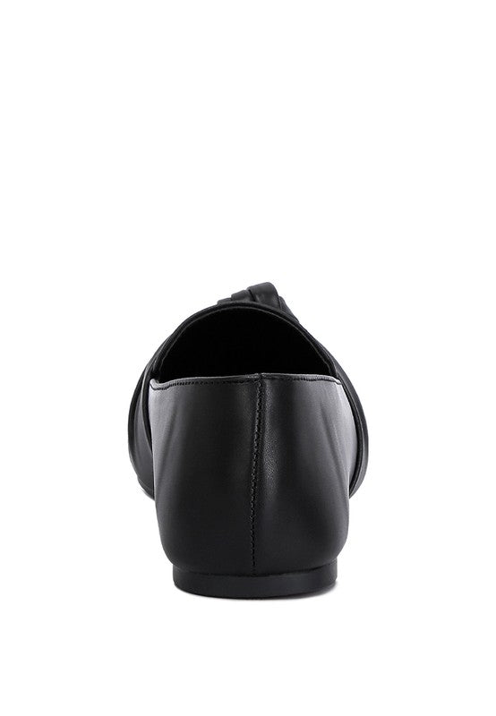 Denali Recycled Faux Leather Flat Loafers - Loving It Shop