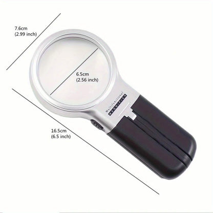 Foldable HD Multi-Power Magnifying Glass (Handheld &amp; Desktop)